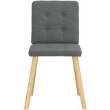 vidaXL Jedilni stoli 2 kosa temno sivo blago | Shoptok.si