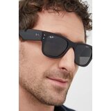Ray-ban Sončna očala Mega Wayfarer 0RB0840S 1406B1 Transparent Black/Dark Grey | Shoptok.si
