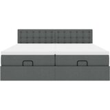 vidaXL Okvir kreveta s madracima tamnosivi 180x200cm tkanine | shoptok.hr