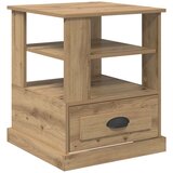  Noćni ormar Umjetnički hrast 50 x 50 x 60 cm Konstruirano drvo | shoptok.hr