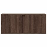  Zidni TV ormarić LED smeđa boja hrasta 80x31x35 cm | shoptok.hr