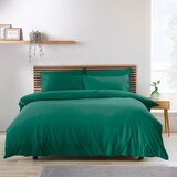 Catherine Lansfield Temno zelena posteljnina za zakonsko posteljo iz mikrovlaken 200x200 cm So Soft Easy Iron – | Shoptok.si
