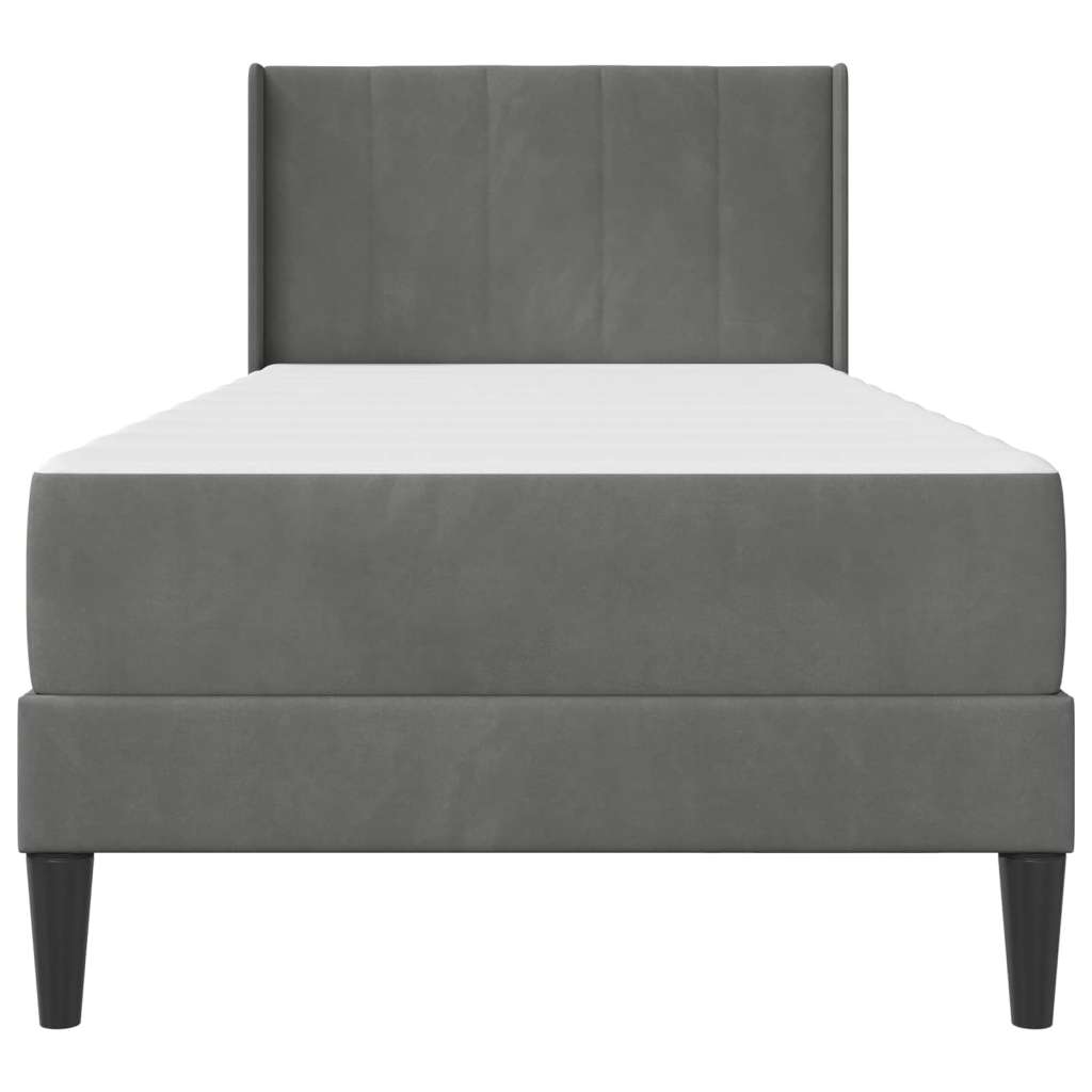  Okvir za krevet Tamno siva 100 x 200 cm Baršun - Tamno siva 100 x 200 cm | shoptok.hr