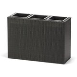 Bonami Essentials Črn cvetlični lonček Patteo Cene