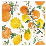 Serviete za dekupažo - Citrus with bees - 1 kos | Shoptok.si