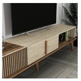 Hanah home tv polica milan walnut travertine | ePonuda.com