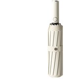 INF Preobratni avtomatski dežnik 120cm — UV blokada, vetrovno odporen Beige, (5000214680) Cene
