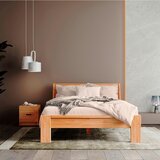 MID.YOU POSTELJA 120 cm x 200 cm , les bukev (jedrovina) | Shoptok.si