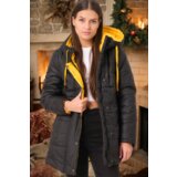 Dewberry Z6660 LADIES' COAT-PLAIN BLACK | shoptok.hr