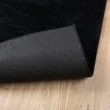  Tepih OVIEDO kratkih vlakana crni 120 x 120 cm | Eponuda.com