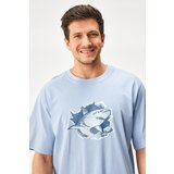 Gino Kratka bombažna pižama Shark | Shoptok.si