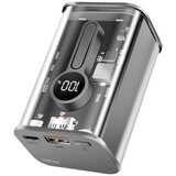 Logilink Power bank 10000 mAh, 1x USB-A, 1x USB-C, sa zaslonom, PD &amp, QC, transp. PA0306 aku-pack 10000 mAh Li-Ion prozirna | Eponuda.ba