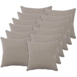  Presvlaka za jastuk 12 pcs HEERLEN Svjetlosiva 45 x 45 cm - Svjetlosiva 45 x 45 cm 12 | shoptok.hr
