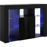  Kotni LED TV ormar 100x40x68cm Crna Konstruirano drvo | shoptok.hr