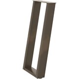  Noge za konzolni stol u obliku slova U, 2 kom, prirodni čelik, 28 x (72-73) cm, čelik | Eponuda.com