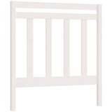  Posteljno vzglavje belo 95x4x100 cm trdna borovina, (20726164) | Shoptok.si