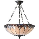  Endon 63976 - Luster na lancu Tiffany BROOKLYN 3xE27/60W/230V prečnika 50 cm | Eponuda.com