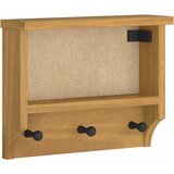 Zidna vješalica za kapute SANDNES 45x12x35 cm puno drvo bor | shoptok.hr