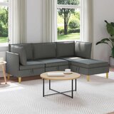  Modularni set sofe sa skladištem 4 pcs Tamnosiva Tkanina Cene