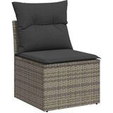 vidaXL 7-dijelni set vrtnih sofa sivi od poliratana | shoptok.hr