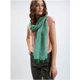 Orsay Green Ladies Flowered Scarf - Women