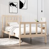 Furnova Posteljni okvir iz trdnega lesa 90x190 cm, (21943679) Cene