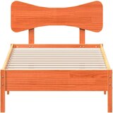 vidaXL Okvir kreveta bez madraca voštano smeđi 90 x 190 cm od borovine | shoptok.hr
