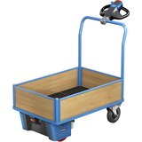 eurokraft pro ploski voziček z električnim pogonom, 4 polvisoke stene iz mdf, dxšxv 1370 x 700 x 1300 mm | Shoptok.si