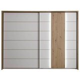 Premium Living Omara Z Drsnimi Vrati Sizilia, Bela, Hrast, Š. 270cm | Shoptok.si