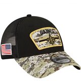 New Era New Orleans Saints 9FORTY Trucker 2021 Salute to Service kapa Cene