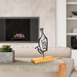 Atelier Del Sofa dekorativna figura ringo, 20x38x4 cm, crna Cene