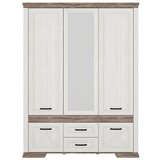 BRW GARDEROBNA OMARA MARSELLE - PEPEL/TEMEN SONOMA HRAST Cene