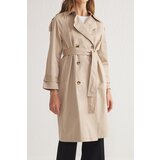 Trendyol Trench coat sa zatvaračem u bež boji Dugačka vodootporna funkcija krem | ružičasta Cene