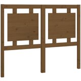 Maison Chic posteljno vzglavje - vzglavna omarica - nočna omarica medeno rjavo 125,5x4x100 cm trdna borovina, (21707477) | Shoptok.si