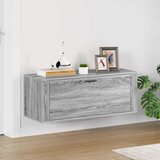  Zidni ormarić za cipele siva boja hrasta 100x35x38 cm drveni | shoptok.hr