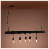 Eglo 39937 - visilica na sajli townshend-b 5xE27/40W/230V crni | Eponuda.com