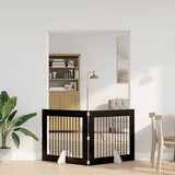  Vrata za pse s postoljem 2 pcs Crni hrast 100 x 80 cm | Eponuda.ba