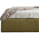 MID.YOU OBLAZINJENA POSTELJA 180 cm x 200 cm , les, umetna masa, tekstil, leseni material zelena | Shoptok.si