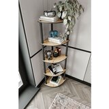 Hanah home Bookcase 5 Corner - Oak Oak Bookshelf Cene