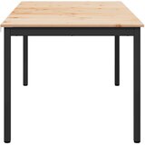  Jedilna miza Naravna 140 x 80 x 75 cm Masivno borovo les, (5000269126) | Shoptok.si