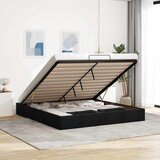 Maison Chic Otomanski Posteljni okvir - Dvoposteljna postelja - Zakonska postelja brez vzmetnice črn 180x200 cm blago-J465, (21768993) | Shoptok.si