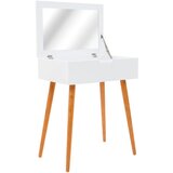 vidaXL Toaletna mizica z ogledalom MDF 60x40x75 cm Cene