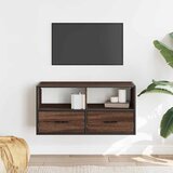  ormarić smeđi hrast 80x31x39,5 cm Konstruirano drvo i metal | shoptok.hr
