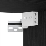 vidaXL TV Kabinet za Zid s policom s pohranom s vratima 4 pcs Crni hrast | shoptok.hr