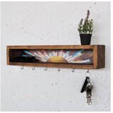 Hanah home Raf293 wooden decorative wooden wall shelf Cene
