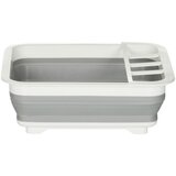 MID.YOU Košara Za Posodo Clean Sil, Siva, Bela | Shoptok.si