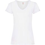 Fruit Of The Loom White v-neck Women's T-shirt Valueweight Cene