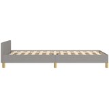  Okvir za krevet bez madraca svjetlosivi 90x190 cm od tkanine | shoptok.hr