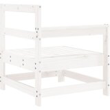  Kutne vrtne sofe 2 kom bijele od masivne borovine | shoptok.hr