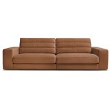 Bobochic Paris Narančasta baršunasti sofa 276 cm Sierra – | shoptok.hr